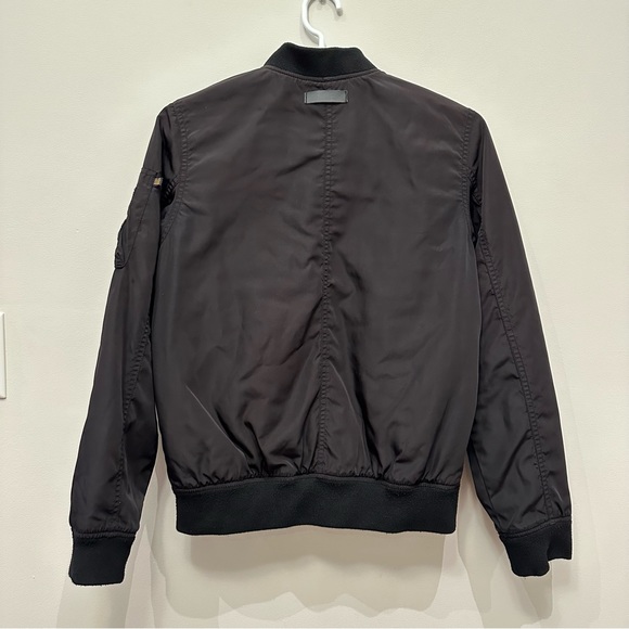 H&M Youth Lightweight Bomber Jacket Black Size 12-13Y - Picture 3 of 11